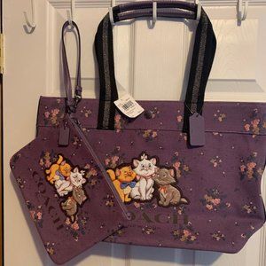 Disney X COACH Aristocats Tote & Matching Pouch